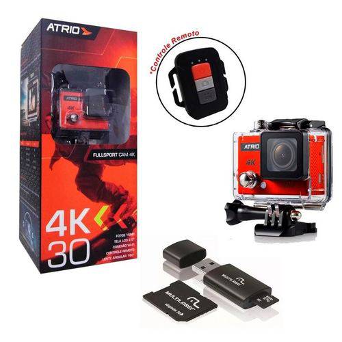 Assistência Técnica, SAC e Garantia do produto Câmera de Ação Atrio Full Sport Cam 4k Dc185 e Cartão de Memoria Multilaser 3x1 16Gb Classe 10