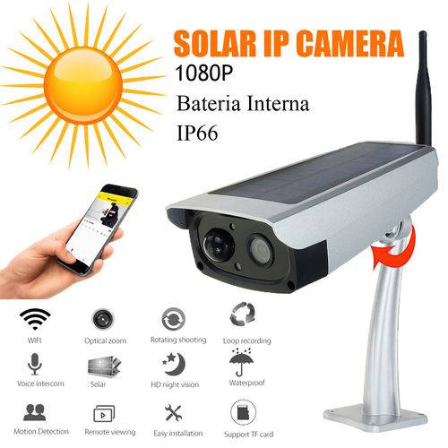 Assistência Técnica, SAC e Garantia do produto Câmera de Segurança Externa Bateria Interna Solar Áudio Wifi Onvif Internet 1080p