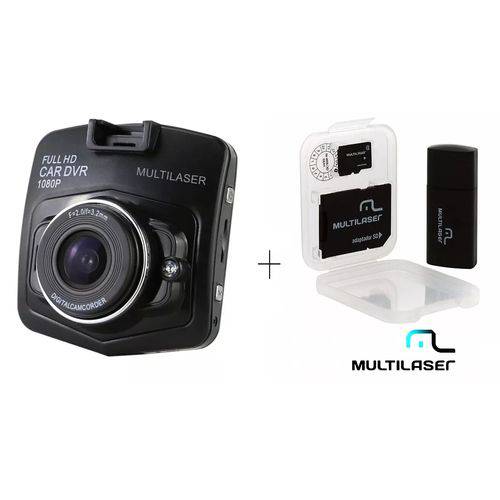 Assistência Técnica, SAC e Garantia do produto Câmera Filmadora Veicular Dvr Full Hd com Cartão de Memoria 16GB Classe 10 AU021 Multilaser