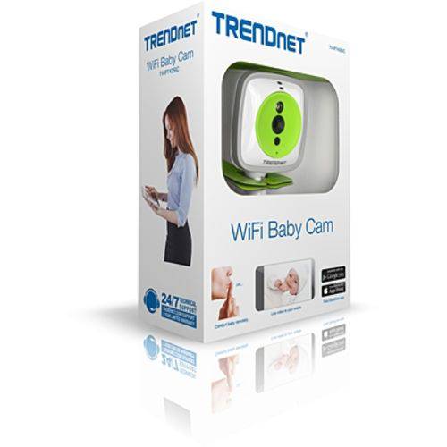 Assistência Técnica, SAC e Garantia do produto Câmera Wifi para Bebês Baby Cam + Canção de Ninar + Visão Noturna + Microfone + Termômetro + Detecção de Movimento e Som - IP743SIC Trendnet