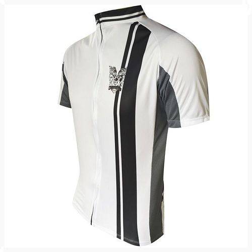 Assistência Técnica, SAC e Garantia do produto Camisa Ciclismo Damatta Classic Branco Preta Curta P M G Gg