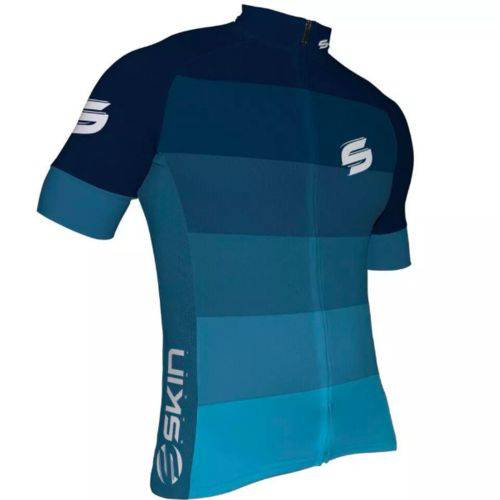 Assistência Técnica, SAC e Garantia do produto Camisa Ciclismo Skin Azul/Verde 2018 M