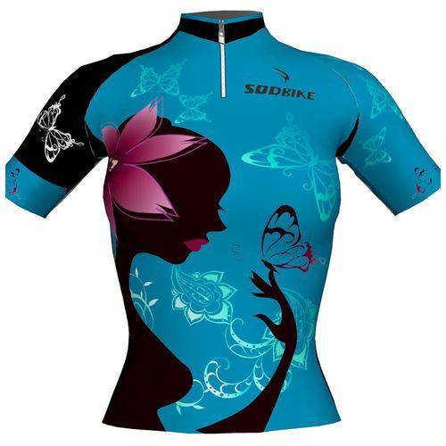 Assistência Técnica, SAC e Garantia do produto Camisa Ciclismo Sódbike Butterfly Azul