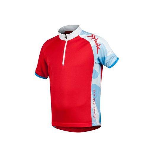 Assistência Técnica, SAC e Garantia do produto Camisa Ciclismo Spiuk Race Kids Vermelha Branca