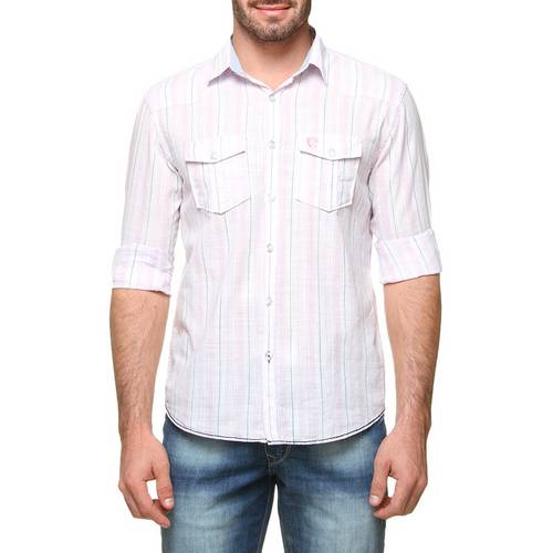 Assistência Técnica, SAC e Garantia do produto Camisa Mr. Kitsch M/L 2 Bolso Rosa 5