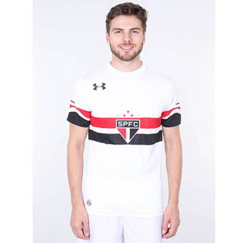 Assistência Técnica, SAC e Garantia do produto Camisa Oficial São Paulo Masculina Under Armour - Branco