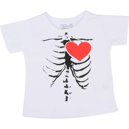 Assistência Técnica, SAC e Garantia do produto Camiseta Boo! Kids Esqueleto