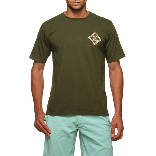 Assistência Técnica, SAC e Garantia do produto Camiseta Mr. Kitsch Gola Careca Verde Militar P