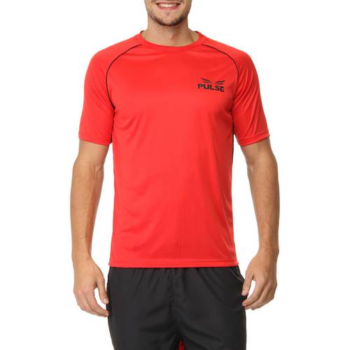 Assistência Técnica, SAC e Garantia do produto Camiseta Pulse Bicolor Viés Vermelho M