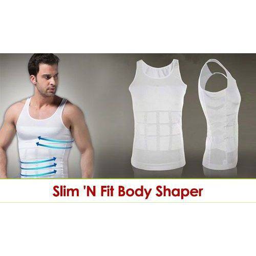 Assistência Técnica, SAC e Garantia do produto Camiseta Slim Shaper For Men Tira Barriga Cinta Elastica