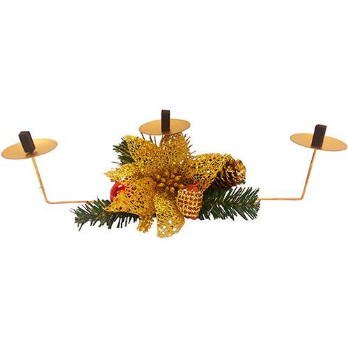 Assistência Técnica, SAC e Garantia do produto Candelabro Natalino Decorado - Orb Christmas