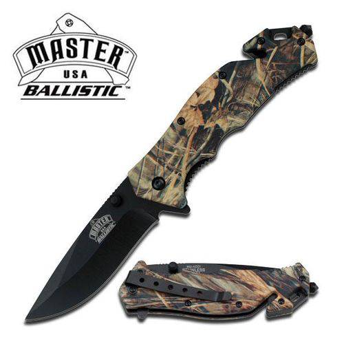 Assistência Técnica, SAC e Garantia do produto Canivete Camuflado Realtree com Cortador de Cinto Master Cutlery