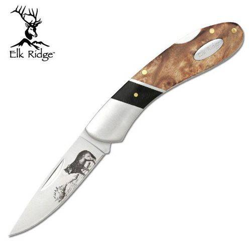 Assistência Técnica, SAC e Garantia do produto Canivete Elk Ridge Lobo com Tala em Madeira Master Cutlery