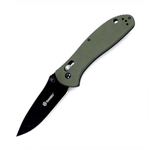 Assistência Técnica, SAC e Garantia do produto Canivete Ganzo com Lâmina Preta e Talas em G10 Verde