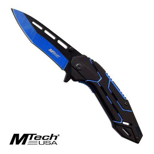 Assistência Técnica, SAC e Garantia do produto Canivete Mtech Usa Azul com Abertura Assistida Master Cutlery