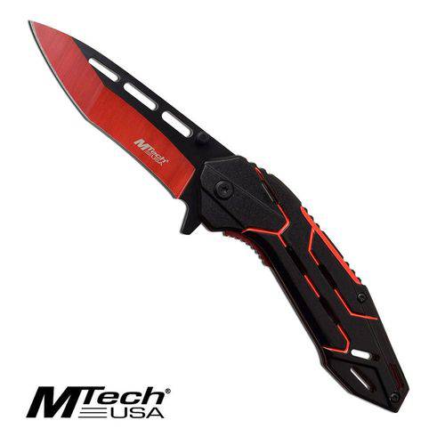 Assistência Técnica, SAC e Garantia do produto Canivete Mtech Usa Vermelho com Abertura Assistida Master Cutlery