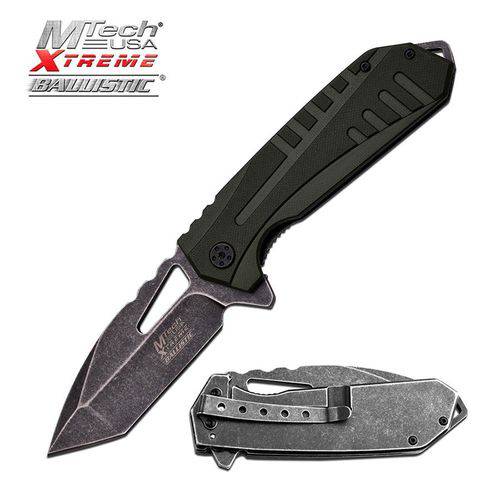 Assistência Técnica, SAC e Garantia do produto Canivete Mtech Usa Xtreme Stonewashed com Abertura Assistida Verde Master Cutlery