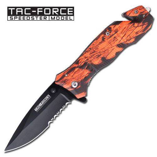 Assistência Técnica, SAC e Garantia do produto Canivete Serrilhado com Tala Realtree Laranja Master Cutlery