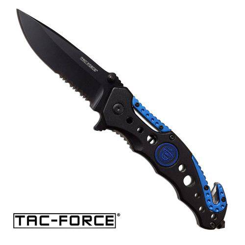 Assistência Técnica, SAC e Garantia do produto Canivete Tac-force Azul com Abertura Assistida Master Cutlery