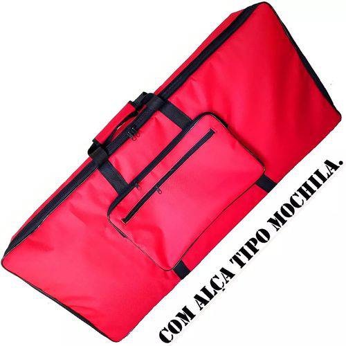 Assistência Técnica, SAC e Garantia do produto Capa Acolchoada Teclado Yamaha Psr-670 Nylon Luxo Vermelha