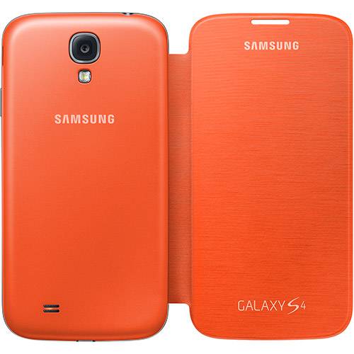 Assistência Técnica, SAC e Garantia do produto Capa Flip Cover Samsung Galaxy S4 Laranja