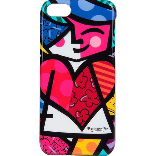 Assistência Técnica, SAC e Garantia do produto Capa Huge Heart para IPhone 5 Policarbonato Romero Britto