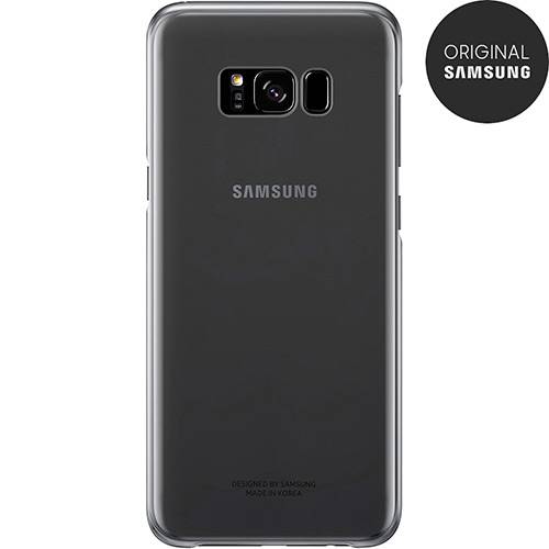 Assistência Técnica, SAC e Garantia do produto Capa para Celular Clear Cover para Galaxy S8+ em Policarbonato Preto - Samsung