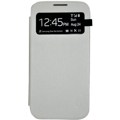 Assistência Técnica, SAC e Garantia do produto Capa para Celular para Galaxy S4 em Acrílico Flip Cover com S View Branca - Driftin