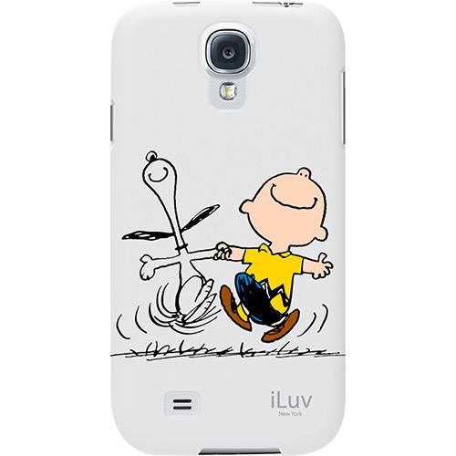 Assistência Técnica, SAC e Garantia do produto Capa para Celular para Galaxy S4 Snoopy Series Harshell de Plástico Rígido Branca ILuv