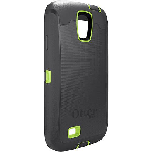 Assistência Técnica, SAC e Garantia do produto Capa para Celular Samsung Galaxy 4 Defender Cinza com Detalhe Verde + Película - Otterbox