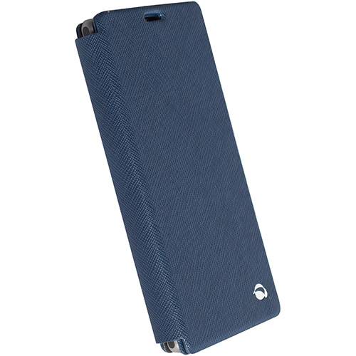 Assistência Técnica, SAC e Garantia do produto Capa para Celular Xperia Z1 Protetora Malmo Flip com Suporte Azul - Krussell