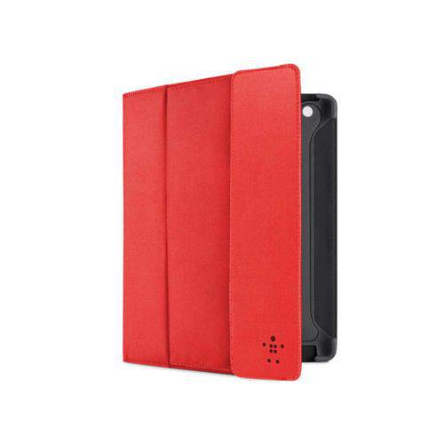 Assistência Técnica, SAC e Garantia do produto Capa para Ipad2 / Ipad3 / Ipad4 Belkin F8n747ttc01 Folio Storage Vermelho/Preto