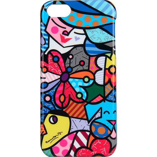 Assistência Técnica, SAC e Garantia do produto Capa para IPhone 5 Britto Garden em Policarbonato Romero Britto