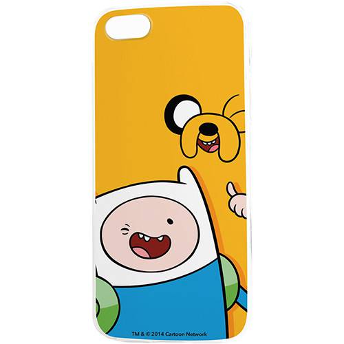 Assistência Técnica, SAC e Garantia do produto Capa para IPhone 5 Elfo Poliuretano Adventure Time Finn e Jake