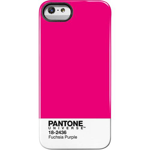 Assistência Técnica, SAC e Garantia do produto Capa para IPhone 5 Fuchsia Purple Rosa e Branco - Pantone