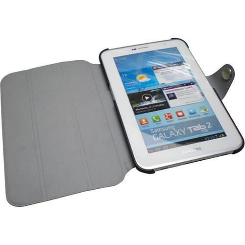Assistência Técnica, SAC e Garantia do produto Capa Protetora para Samsung Tab 2 7" Yogo Microfibra Preta