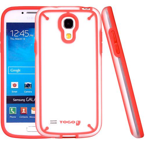 Assistência Técnica, SAC e Garantia do produto Capa Protetora TPU em Dois Tons para Galaxy S4 Mini Vermelho - Yogo