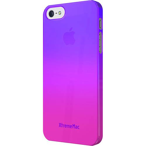 Assistência Técnica, SAC e Garantia do produto Capa Rígida para IPhone 5 Xtrememac Fade Rosa e Roxa