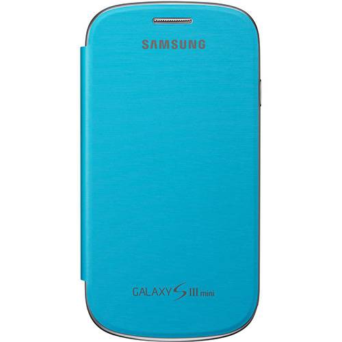 Assistência Técnica, SAC e Garantia do produto Capa Samsung Flip Cover Azul Claro Galaxy SIII Mini