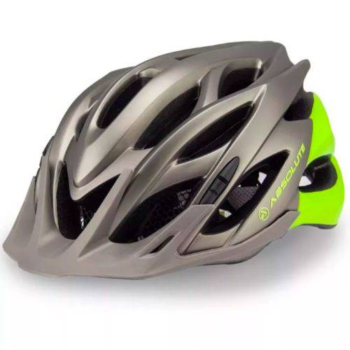 Assistência Técnica, SAC e Garantia do produto Capacete Ciclismo Bicicleta Absolute Wild Cinza/verde M