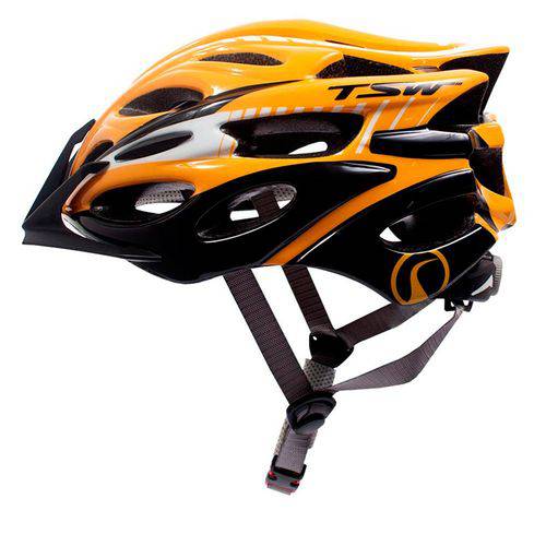 Assistência Técnica, SAC e Garantia do produto Capacete Tsw Mtb Elite com Viseira Laranja/preto/branco Médio