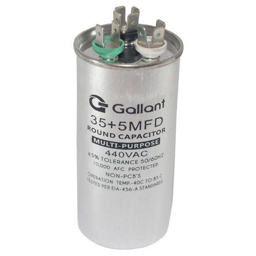 Assistência Técnica, SAC e Garantia do produto Capacitor CBB65 Gallant 35+5MF +-5% 440 VAC GCP35D05A-IX440