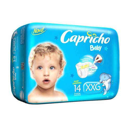 Assistência Técnica, SAC e Garantia do produto Capricho Baby Prática Fralda Infantil Xxg C/14