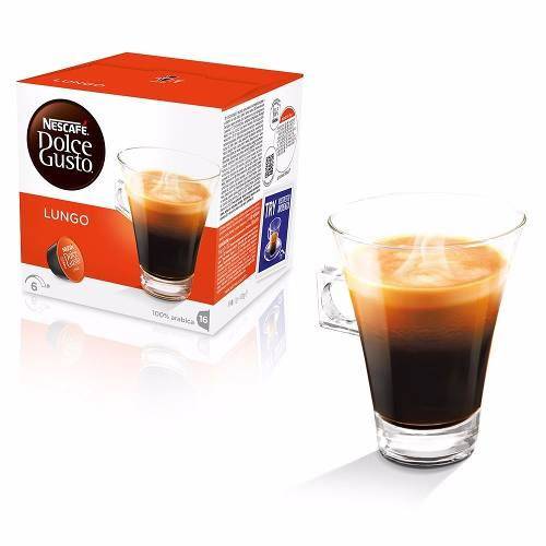 Assistência Técnica, SAC e Garantia do produto Cápsula Nescafé Dolce Gusto Caffè Lungo – 16 Cápsulas – Nestl