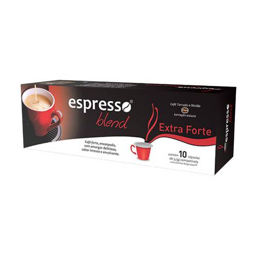 Assistência Técnica, SAC e Garantia do produto Cápsulas de Café Compatíveis com Nespresso® Espresso Blend Extraforte