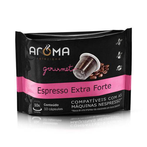 Assistência Técnica, SAC e Garantia do produto Cápsulas de Café Compatíveis com Nespresso Espresso Extra Forte Aroma - 10 Un.