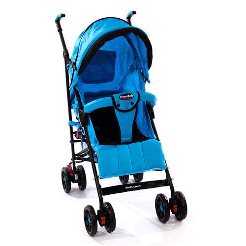 Assistência Técnica, SAC e Garantia do produto Carrinho Berço e Passeio Umbrella Premium Azul com Preto - Prime Baby