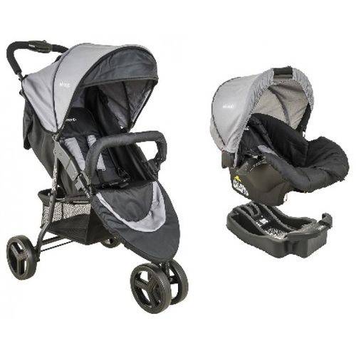 Assistência Técnica, SAC e Garantia do produto Carrinho de Bebe com Bebe Conforto e Base Lenox Whoop Trio Cinza