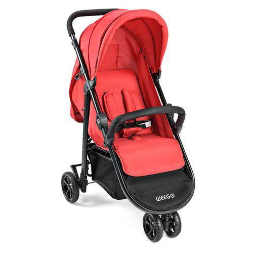 Assistência Técnica, SAC e Garantia do produto Carrinho de Bebê Jogger 3 Rodas Weego Vermelho - 4019