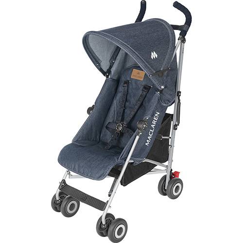 Assistência Técnica, SAC e Garantia do produto Carrinho de Bebê Passeio Maclaren Quest Denim Indigo Jeans 4 Posições